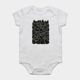 Suspicious Cats Baby Bodysuit